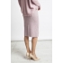 Elegantiškas megztas sijonas Luisa, pelenų rožinės spalvos