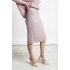 Elegantiškas megztas sijonas Luisa, pelenų rožinės spalvos